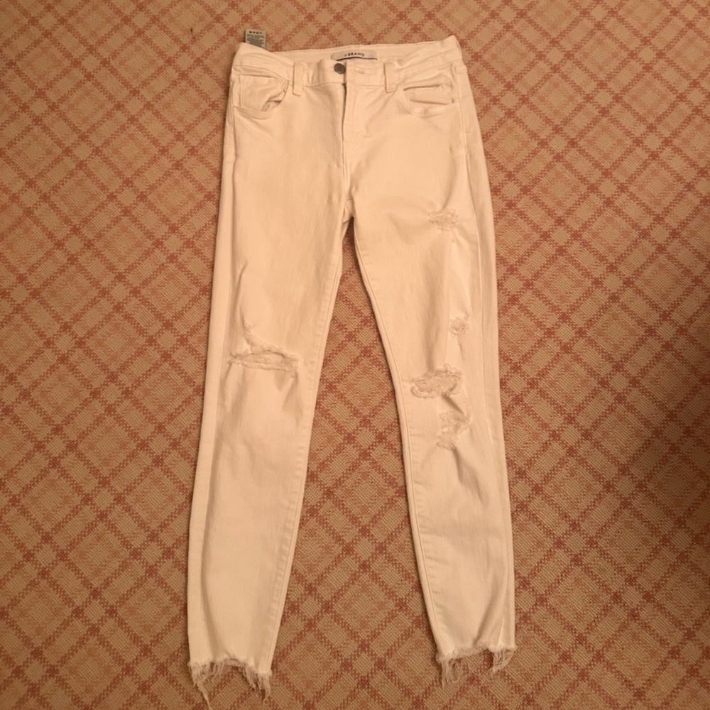 J BRAND RIPPED JEANS